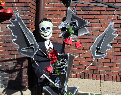 People in costumes and makeup at Day of the Dead in Cleveland 2022