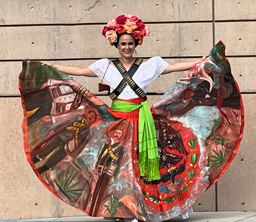 Colorful Mexican traditional dress - Mexican fashion in Cleveland