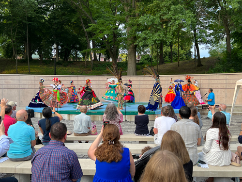 Colorful Mexican traditional dress - Mexican fashion in Cleveland