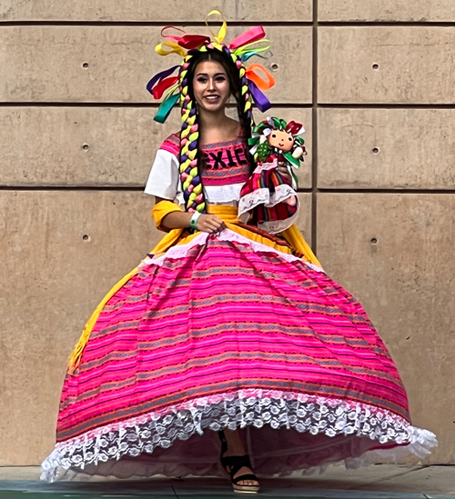 Colorful Mexican traditional dress - Mexican fashion in Cleveland