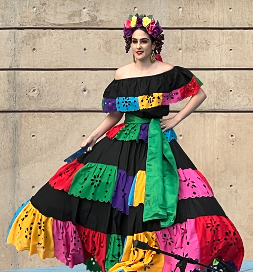 Colorful Mexican traditional dress - Mexican fashion in Cleveland