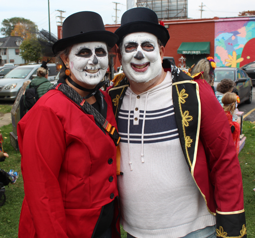 Day of the Dead people in Cleveland