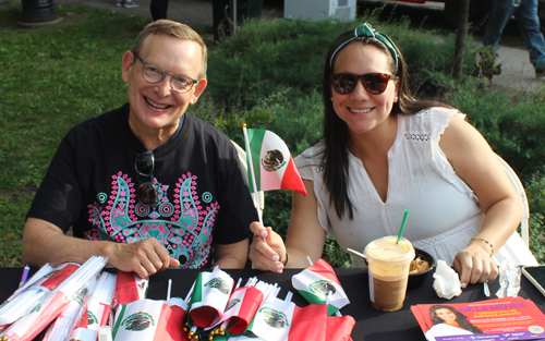 People at Mexican Independence Day Celebration in Cleveland 2023