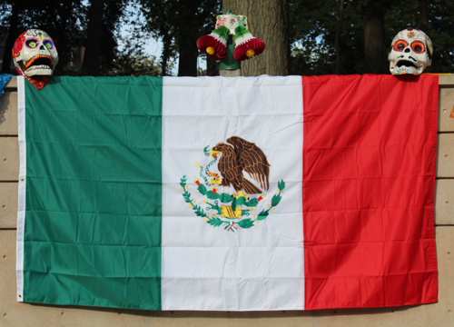 Mexican Independence Day Flag in Cleveland