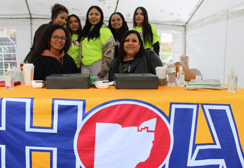 Veronica Dahlberg and some of her HOLA team