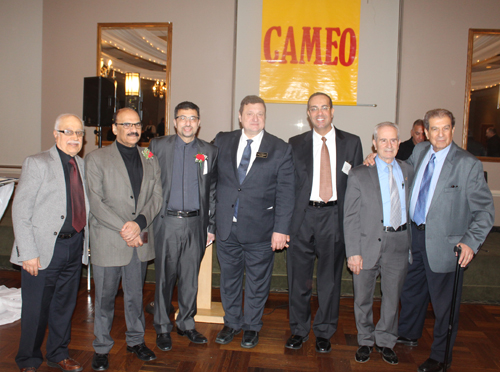 Cleveland American Middle East Organization (CAMEO) board with honorees