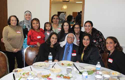 Honoree Husein Rabah with family members
