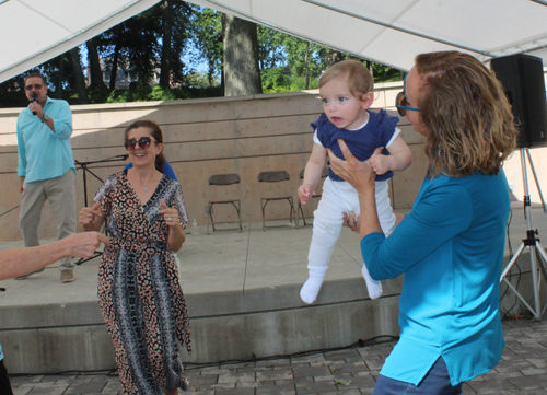 Dancing to Tony Mikhael band in Cultural Gardens