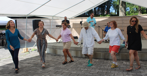 Dancing to Tony Mikhael band in Cultural Gardens