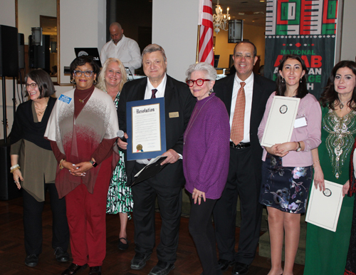 CAMEO Board members with proclamation from Lakewood