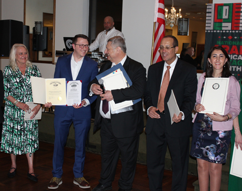 CAMEO Board members with proclamation from the state of Ohio