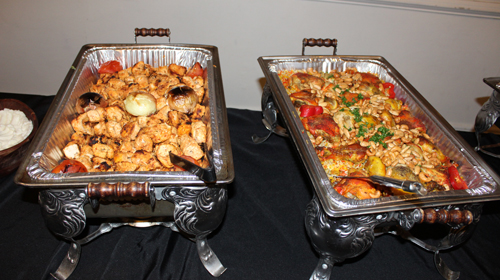 Middle Eastern Chicken at CAMEO event prepared by Eastern Gate Catering