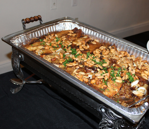 Middle Eastern Tilapia at CAMEO event prepared by Eastern Gate Catering
