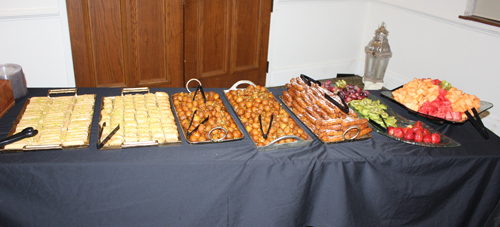 Middle Eastern desserts at CAMEO event prepared by Eastern Gate Catering