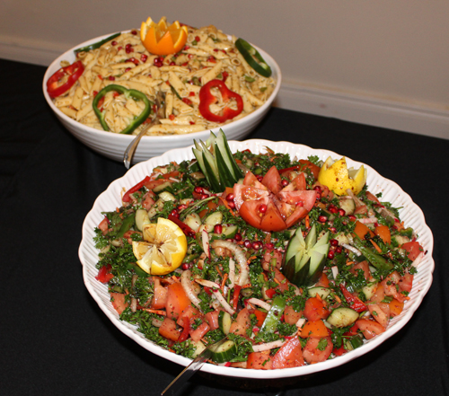 Middle Eastern Salad at CAMEO event prepared by Eastern Gate Catering