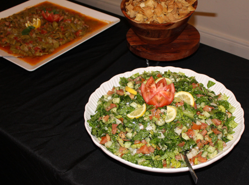 Middle Eastern Salad at CAMEO event prepared by Eastern Gate Catering