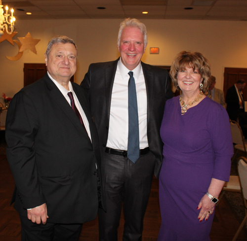 Pierre Bejjani, Chris Ronayne and Mary Bejjani
