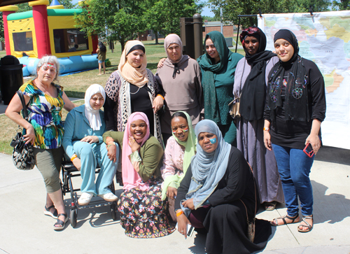 Group of ladies at CAMEO picnic
