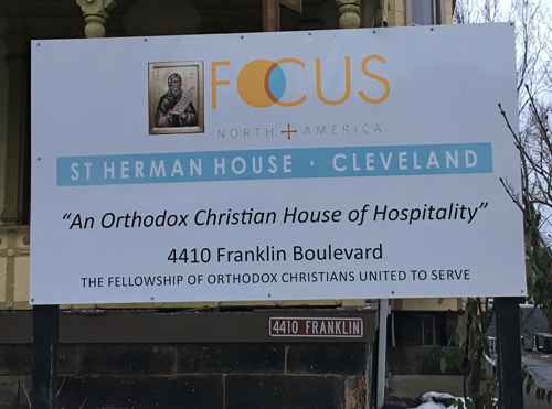 St Herman Homeless shelter sign