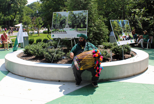 Pakistani Cultural Garden drummer