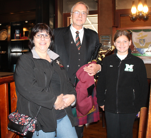 Bruce Grieg with Kelli Coleman and granddaughter Gia