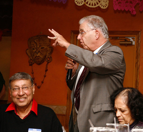 Joe Meissner at Mi Pueblo talking about Cinco de Mayo