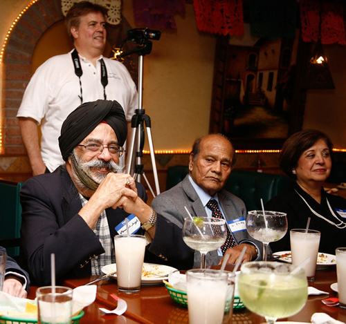 Dan Hanson, Paramjit Singh, Harjit and Mona Alag