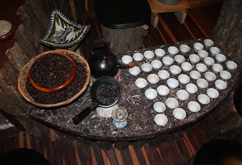 Ethiopian coffee ceremony