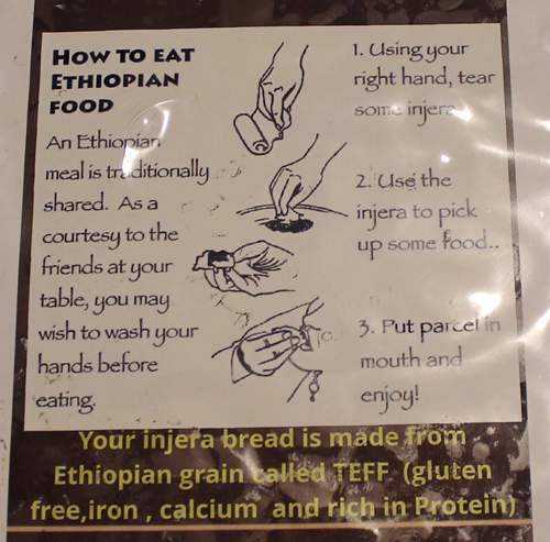 How to eat Ethiopian food