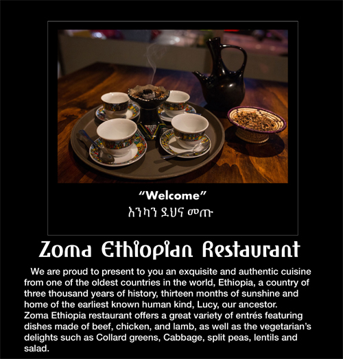 Zoma Ethiopian restaurant