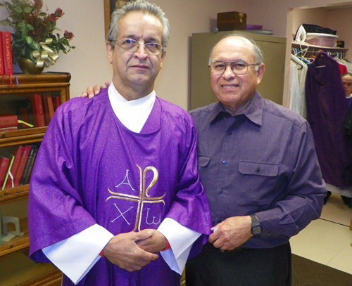 Deacon Ignacio Miranda and Deacon Fred Simon
