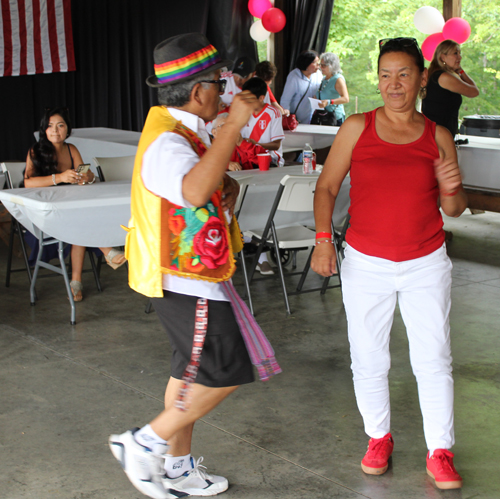 Dancing at Peruvian Picnic