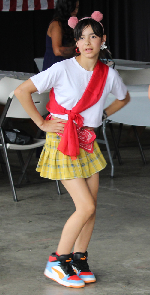 Girl Dancing at Peruvian Picnic