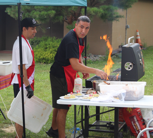 Grilling Anticuchos