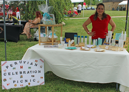 Vendor at PERUCAN-OH picnic