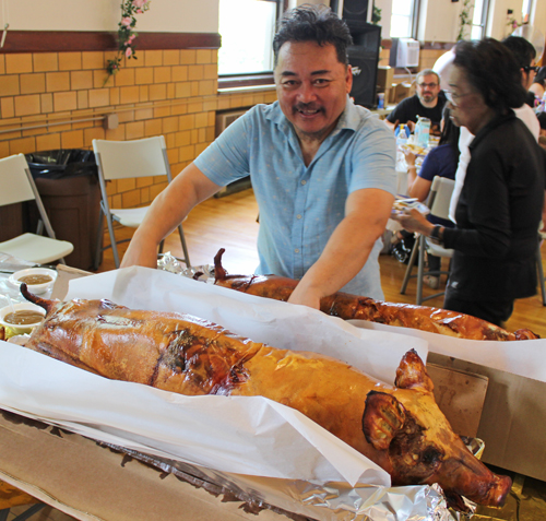 Santacruzan roasted suckling pig - litson
