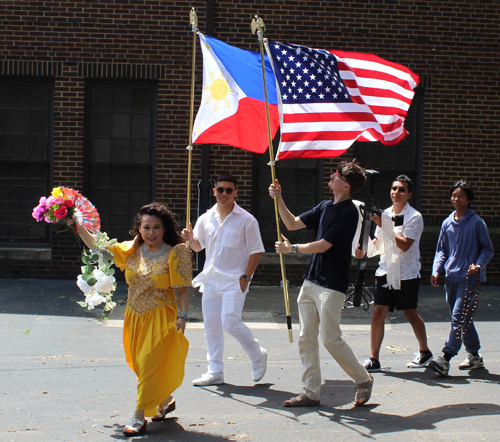 Santacruzan Filipino Parade in Cleveland 2024 around St Wendelin Church