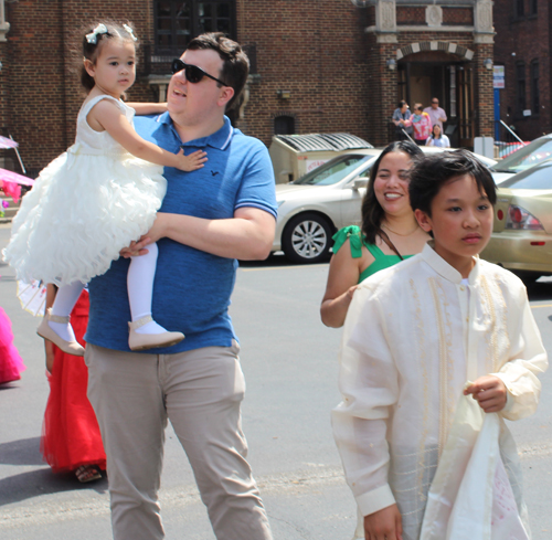 Santacruzan Filipino Parade in Cleveland 2024 around St Wendelin Church