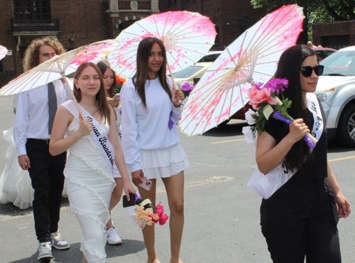 Santacruzan Filipino Parade in Cleveland 2024 around St Wendelin Church