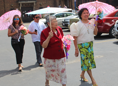 Santacruzan Filipino Parade in Cleveland 2024 around St Wendelin Church