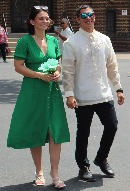 Santacruzan Filipino Parade in Cleveland 2024 around St Wendelin Church