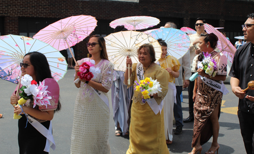 Santacruzan Filipino Parade in Cleveland 2024 around St Wendelin Church