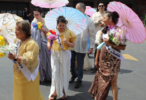 Santacruzan Filipino Parade in Cleveland 2024 around St Wendelin Church