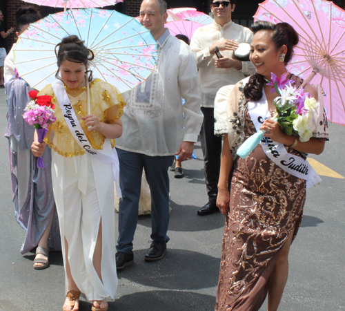 Santacruzan Filipino Parade in Cleveland 2024 around St Wendelin Church