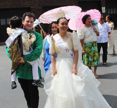 Santacruzan Filipino Parade in Cleveland 2024 around St Wendelin Church