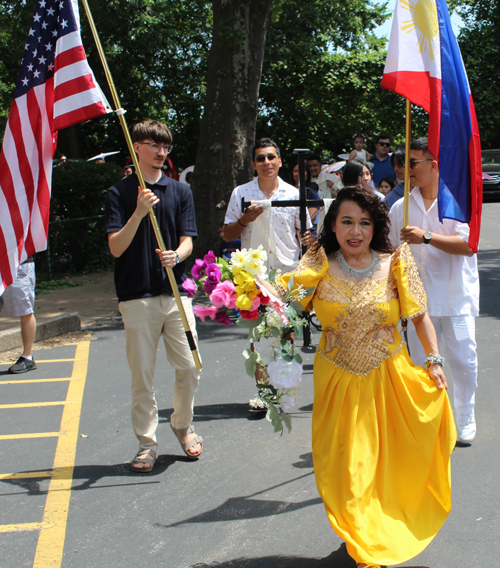Santacruzan Filipino Parade in Cleveland 2024 around St Wendelin Church