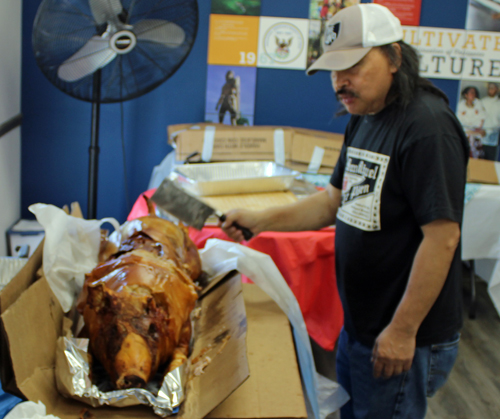 Cutting the pig