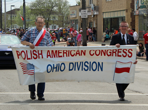 Polish American Congress at Polish Constitution Day Parade in Parma