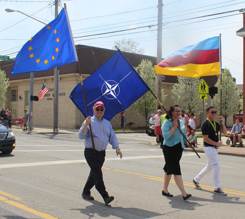 Baltic Nations at Polish Constitution Day Parade in Parma