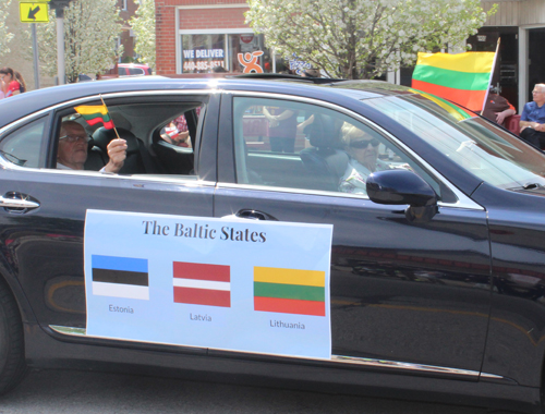 Baltic Nations at Polish Constitution Day Parade in Parma